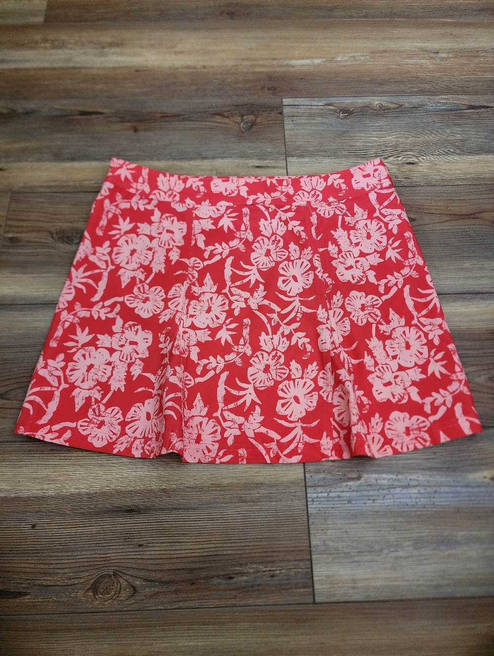 Ripskirt Hawaii Women's Wrap Skirt Swim Cover M Coral Tropical Floral - Picture 4 of 9